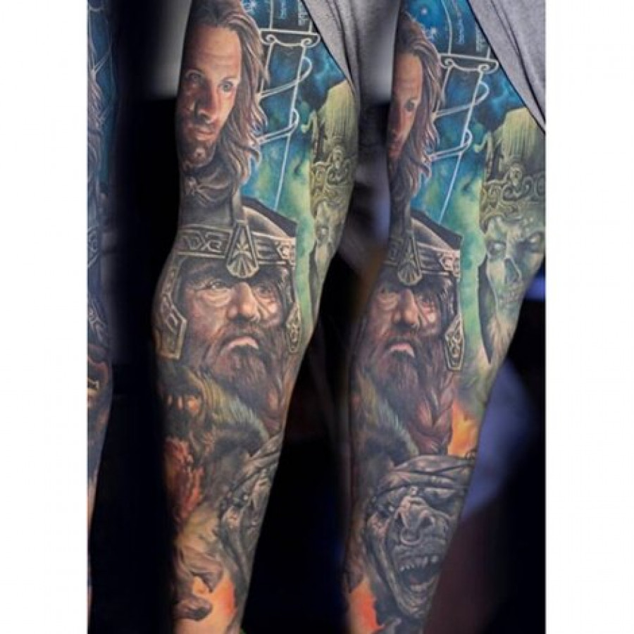 Краска World Famous Tattoo Ink Sarah Miller's Valhalla Portrait Set (16 пигментов)